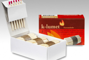 3er-Packung für Kamin und Grill. Geschenkpackung mit 3 Anzünder für Kamin und Grill