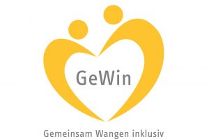 Logo GeWin - Gemeinsam Wangen inklusiv Ein Inklusionsprojekt der St. Johann Teilhabe in Wangen Eine Einrichtung der Theresia-Hecht-Stiftung (THS)