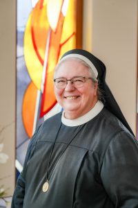 Sr. Veronica Haug, Seelsorgeteam der Theresia-Hecht-Stiftung (Altenhilfe, Jugendhilfe, Teilhabe) in Dietenheim-Regglisweiler (Umkreis Illertissen, Senden, Vöhringen); Foto: Andreas Keilholz