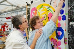 Kunstthearpie in St. Konrad - Wangen-Haslach; Eine Teilhabeeinrichtung der Theresia-Hecht-Stiftung; Foto: Andreas Keilholz